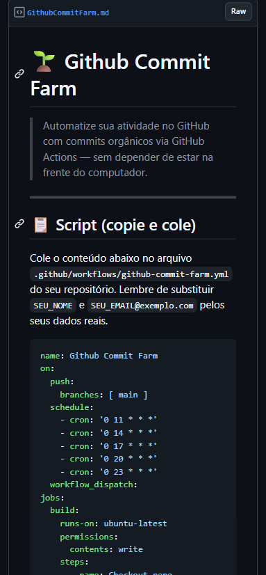 Github Commit Farm Interface